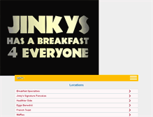 Tablet Screenshot of jinkys.com